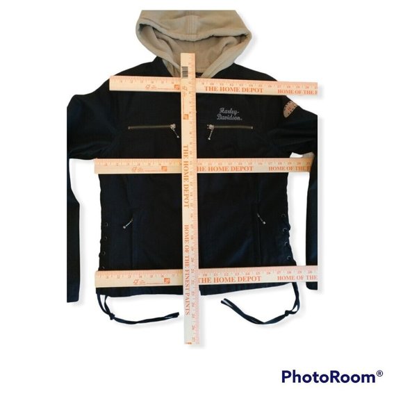 Women's Medium M Harley-Davidson Cotton 3-n-1 Jacket 98416-08VW - Picture 12 of 12